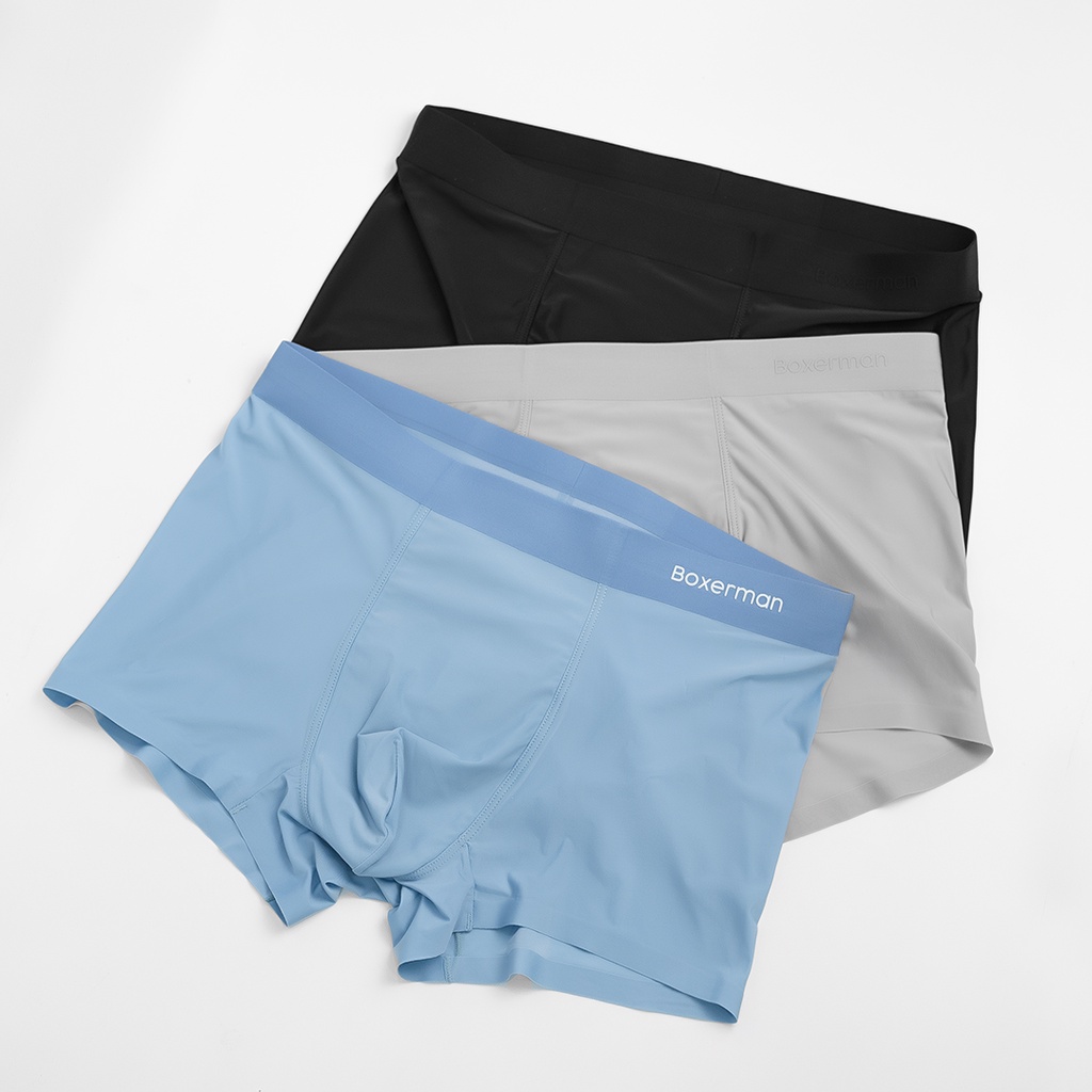 Combo 2 quần lót nam boxer PRO FIT trunk polyester cao cấp BOXERMAN