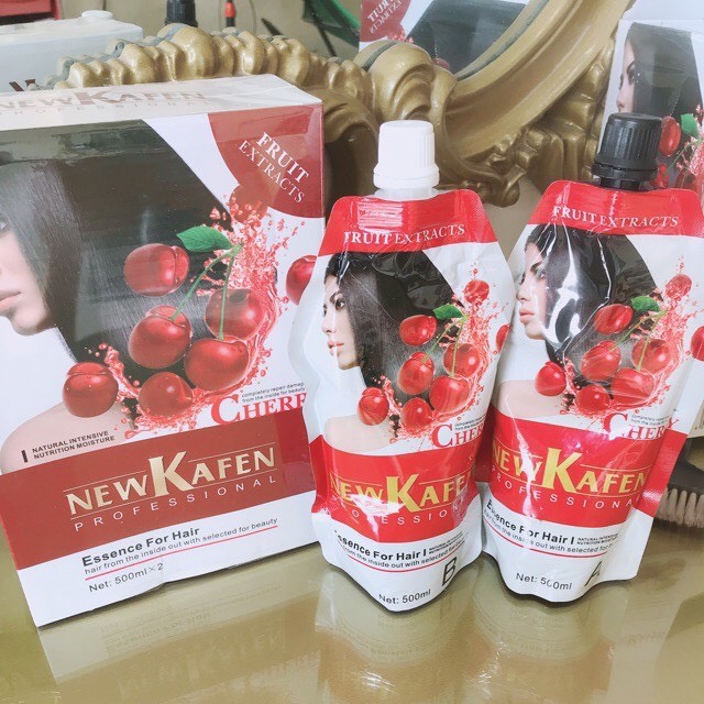 Thuốc Nhuộm đen phủ bạc không dính da đầu New Kafen