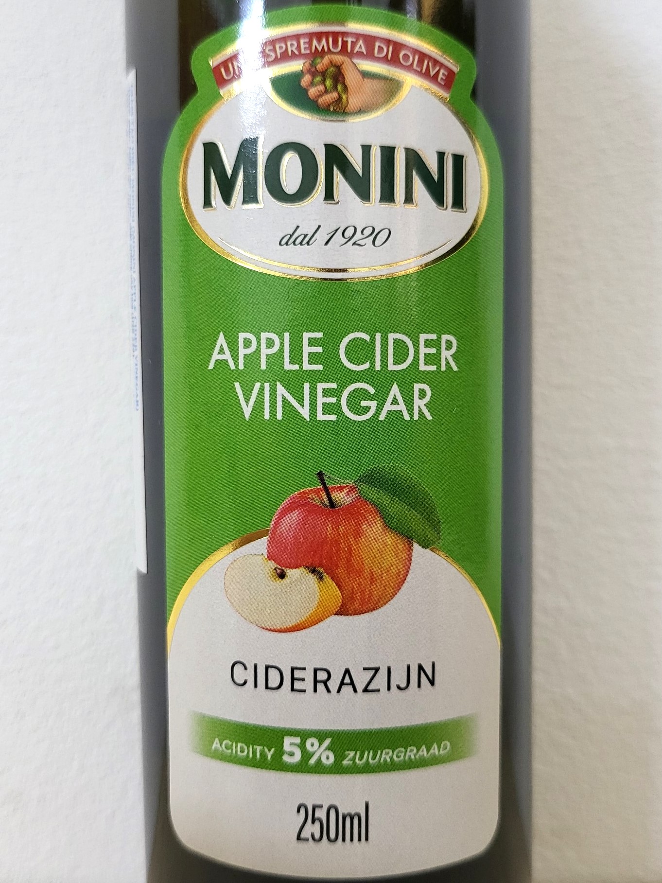 MONINI (chai 250ml) GIẤM TÁO Apple Cider Vinegar
