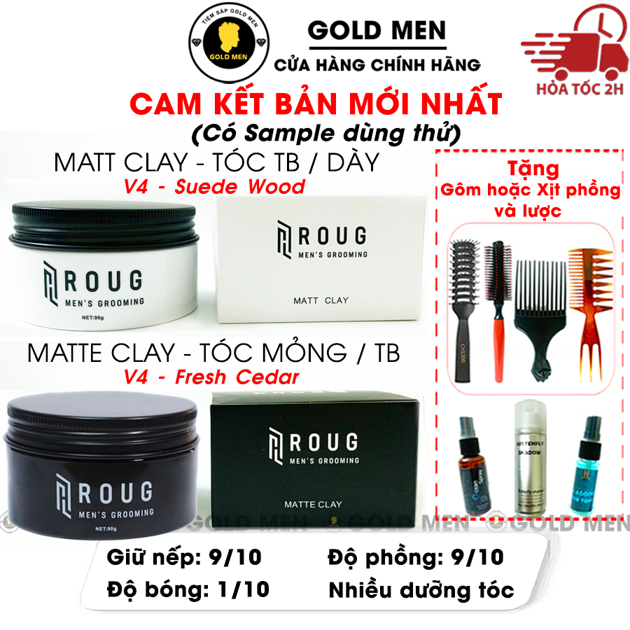 Roug Matt Clay Hair Wax - Matte Clay