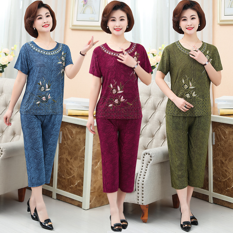 Bộ mặc nhà trung niên cho bà cho mẹ