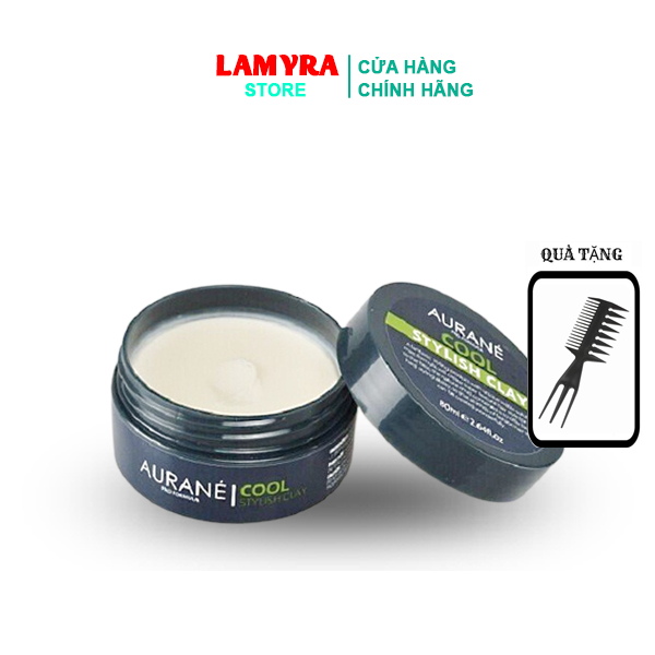 Sáp Vuốt Tóc Aurane Cool Stylish clay 80g - Nhập Pháp chính hãng Lamyra