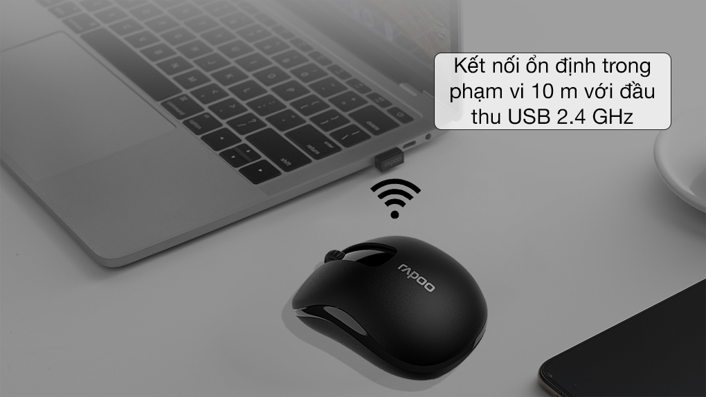 Chuột không dây Rapoo M216 - [HÀNG CHÍNH HÃNG]