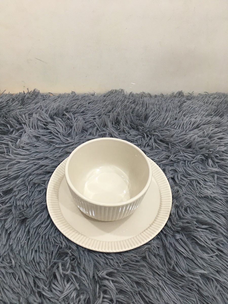 BỘ CHÉN DĨA 12X6.5 CM - GỐM SỨ CƯỜNG PHÁT