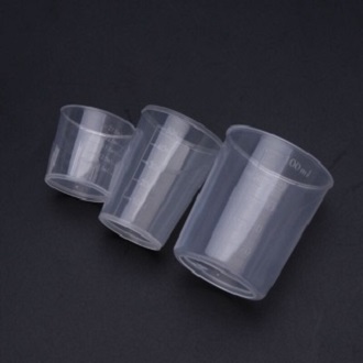 [HÀNG CÓ SẴN] Cốc nhựa có chia vạch 50 ml, 100 ml & 200 ml