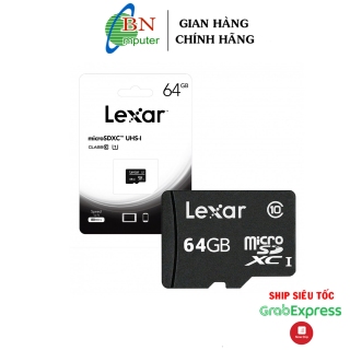 Thẻ nhớ Micro SD 64G Lexar Class 10 UHS-I thumbnail