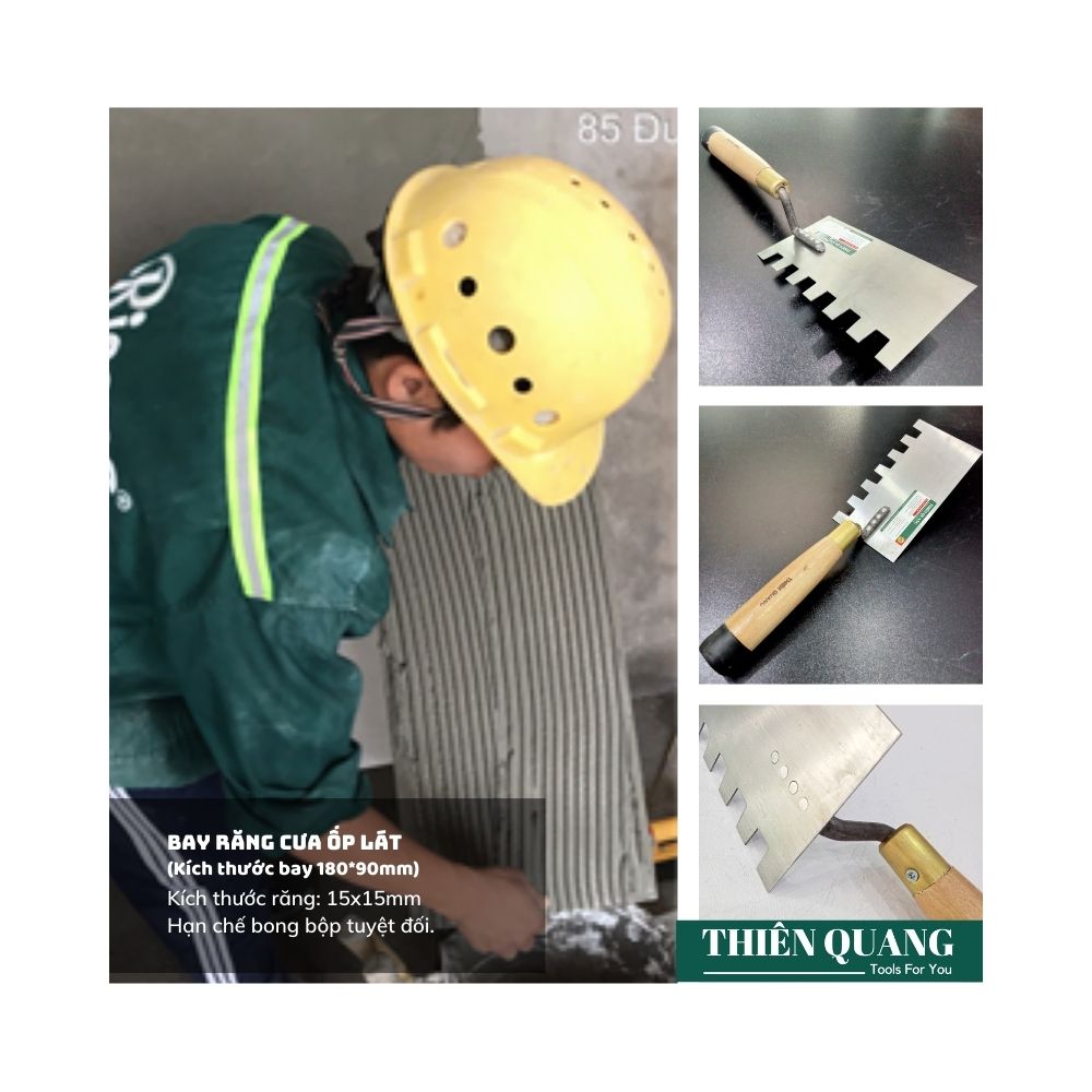 Bay răng cưa TAY PHẢI - Răng 15x15mm - Thiên Quang Smarttools