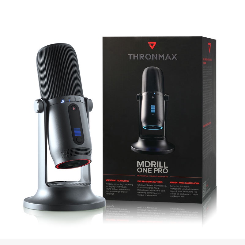 Microphone Thronmax Mdrill One Pro M2P Slate Gray 96Khz (Hàng Chính Hãng)
