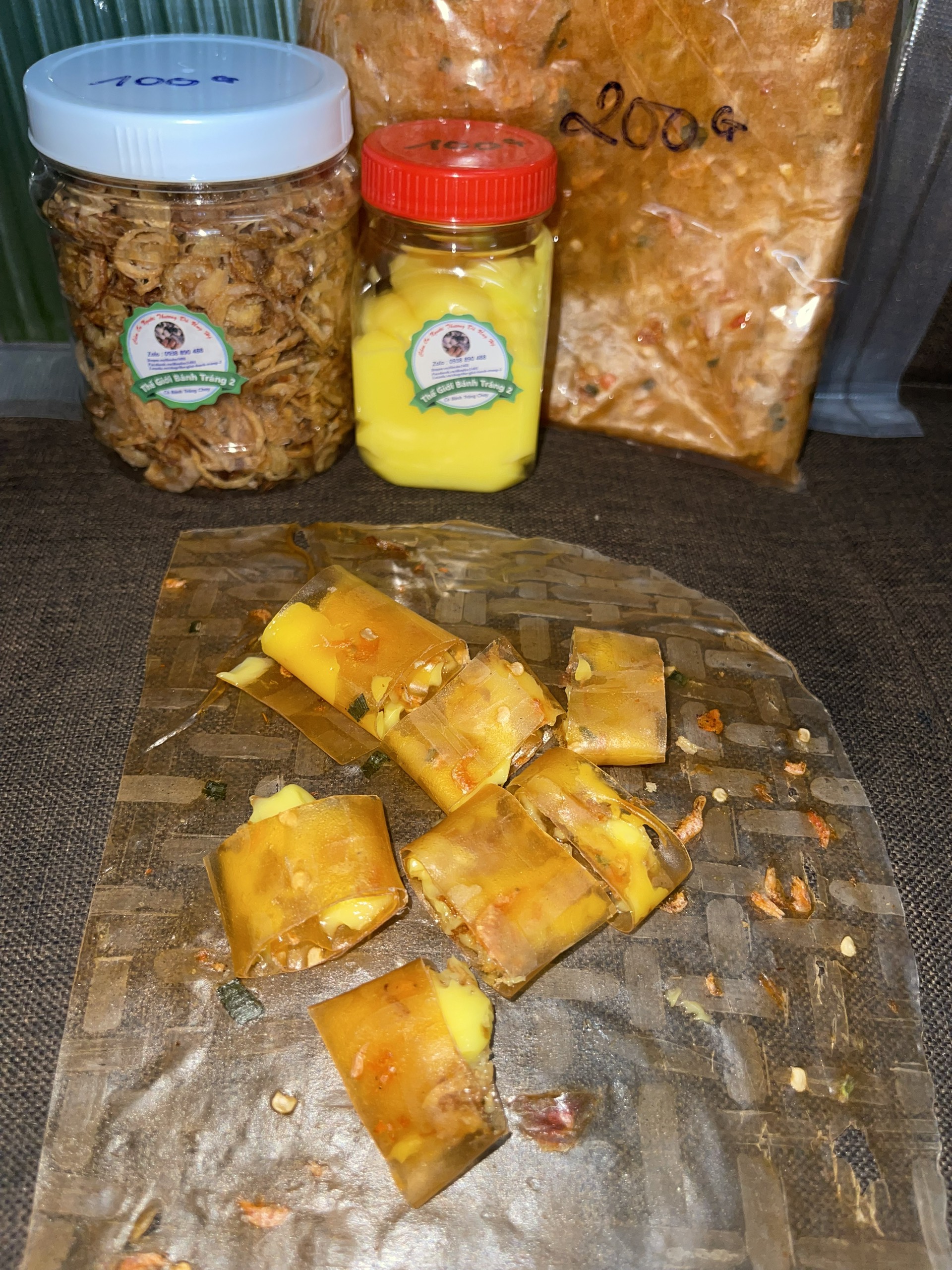 combo dẻo tôm+ bơ+ hành phi