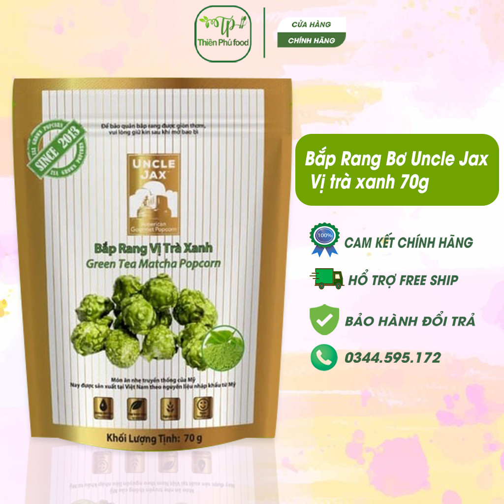 Bắp Rang Bơ Uncle Jax Đủ Các Vị - Món Ăn Vặt Dinh Dưỡng