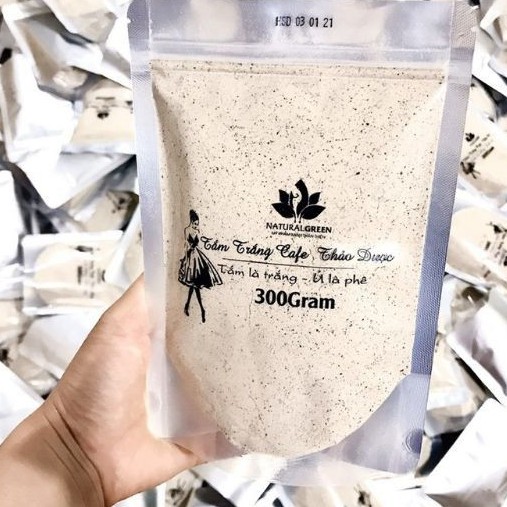 [SALE] Ủ trắng cafe thảo dược handmade