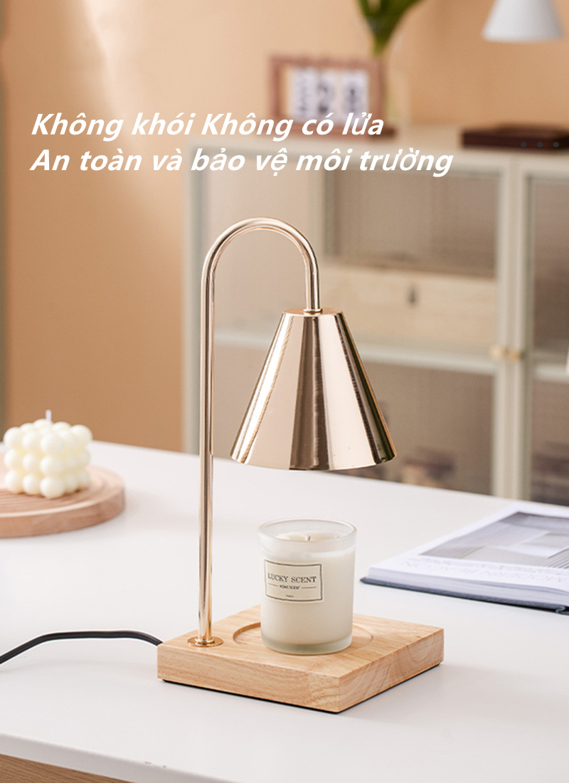 Đèn đốt nến thơm đèn bàn