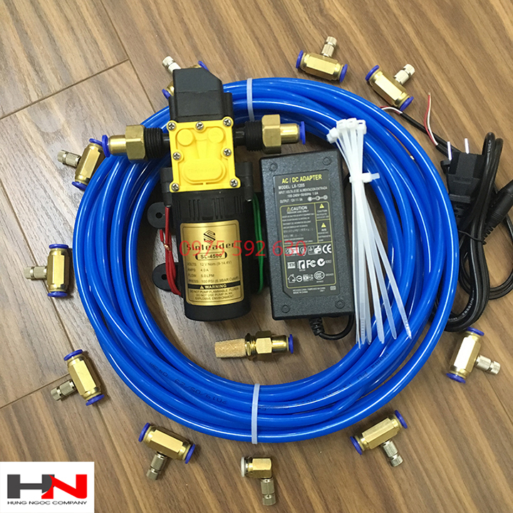 Bộ phun sương 10 vòi máy 12V