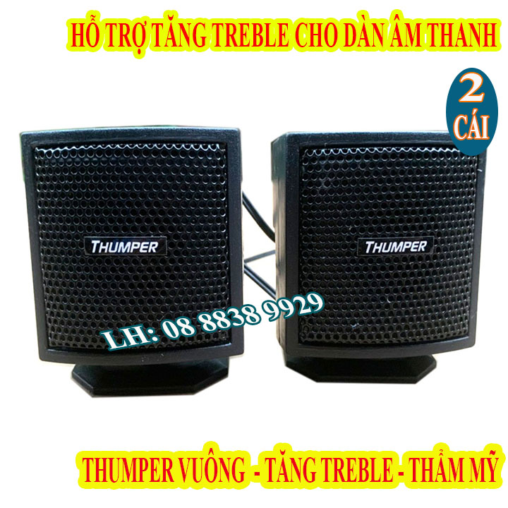 Cặp loa siêu treble thumper thạch anh vuông g700 - giá 2 chiếc