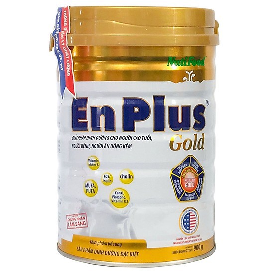 Sữa bột Nutifood EnPlus Gold lon 900g
