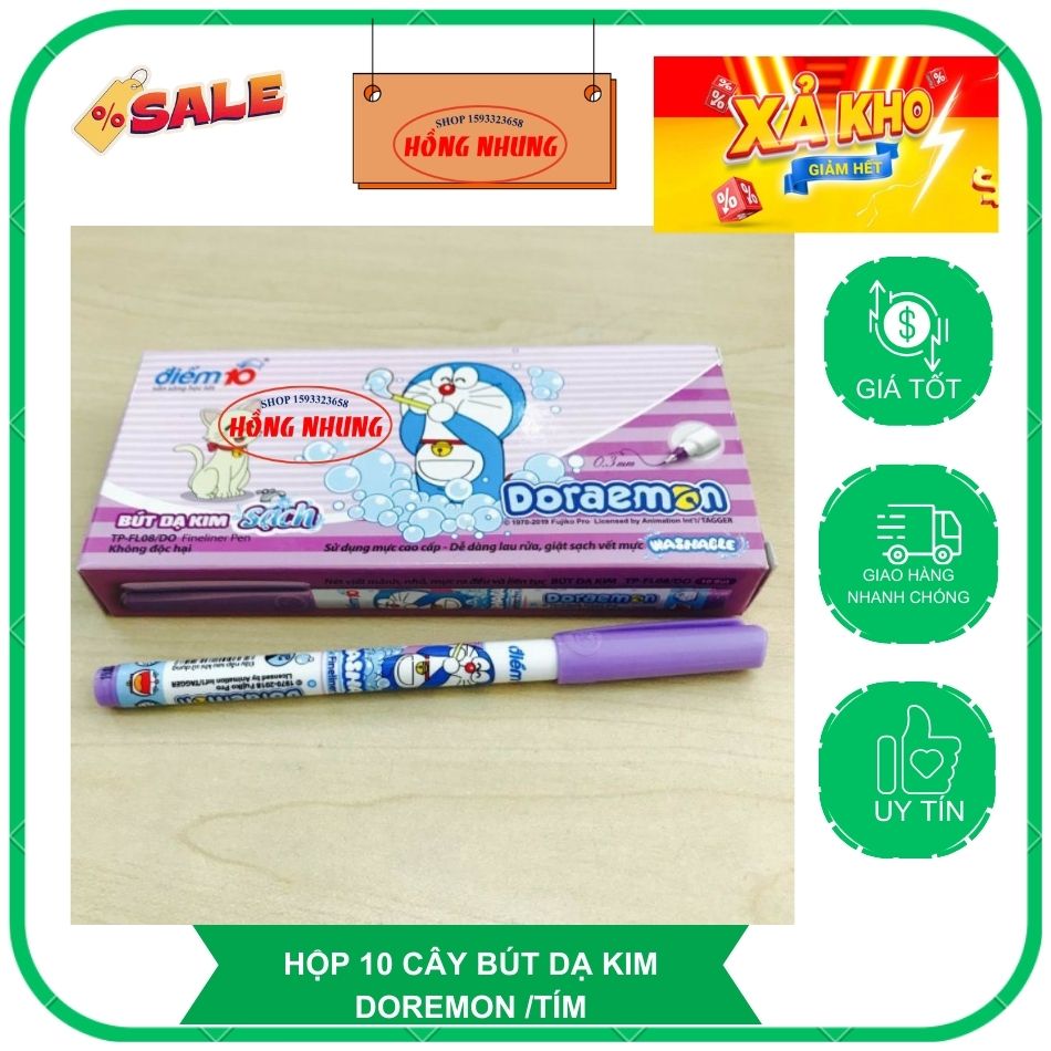 [HCM] Bút Lông Kim / Dạ Kim Thiên Long FL-08/DO Mực Tím