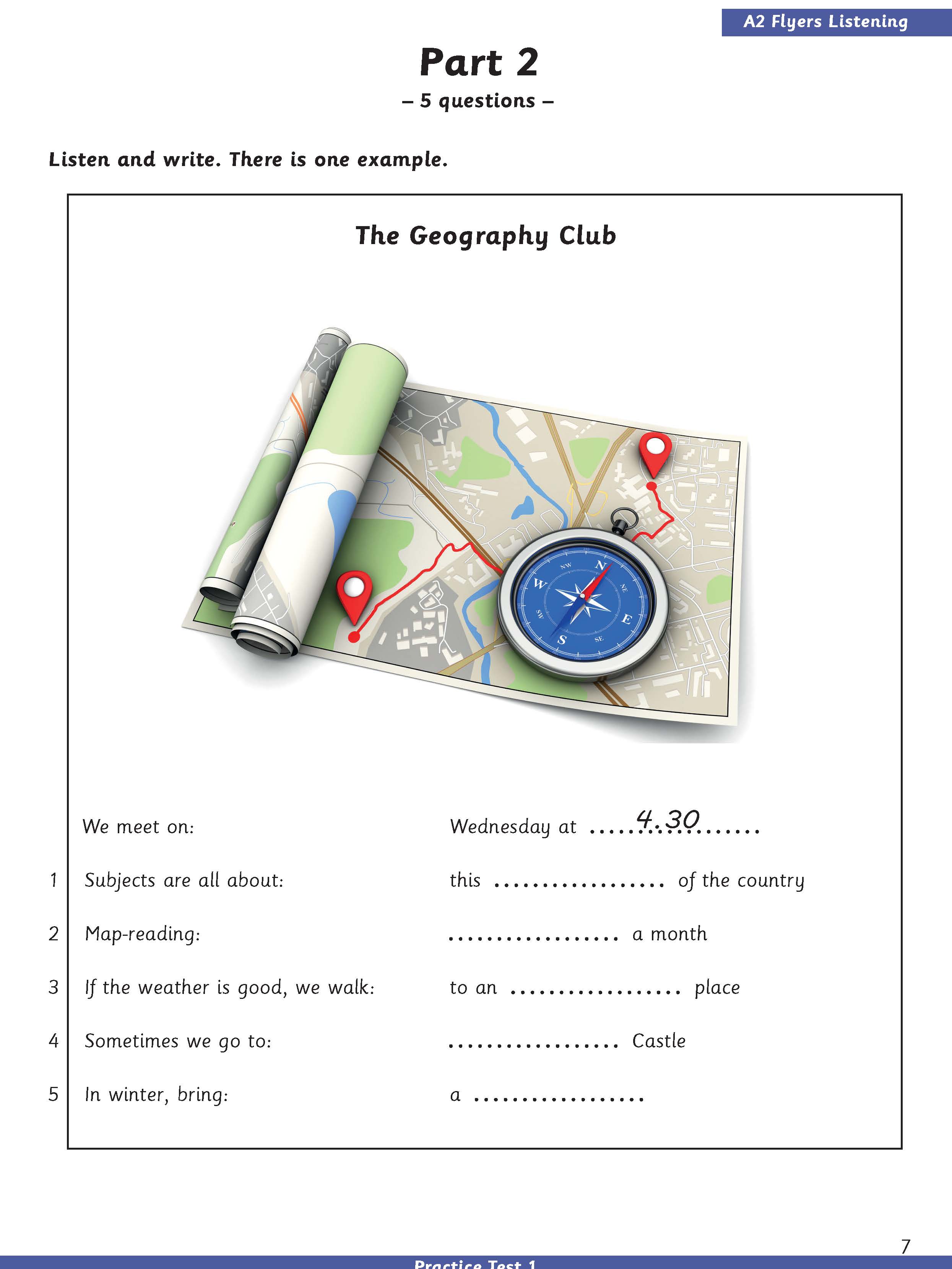 Sách - dtpbooks - A2 Flyers - Practice Tests 1-5