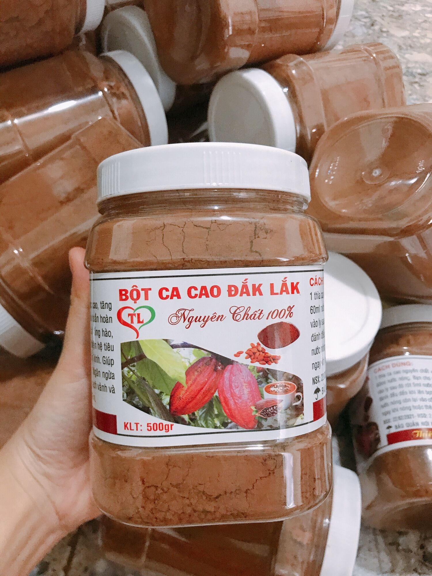 Bột Ca cao nguyên chất ĐăkLăk 500g