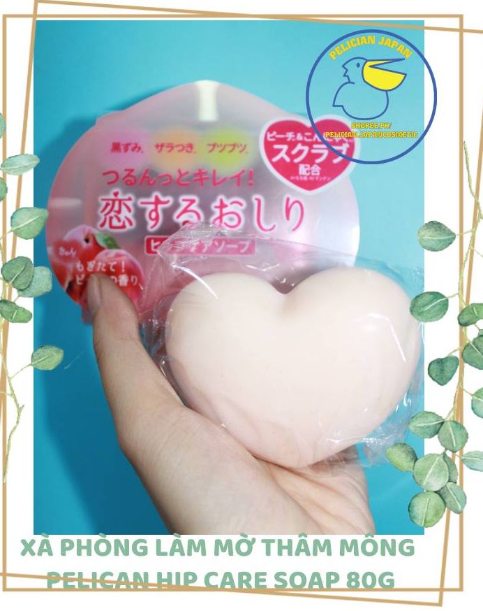 [HCM]XÀ PHÒNG LÀM MỜ THÂM MÔNG PELICAN HIP CARE SOAP 80G