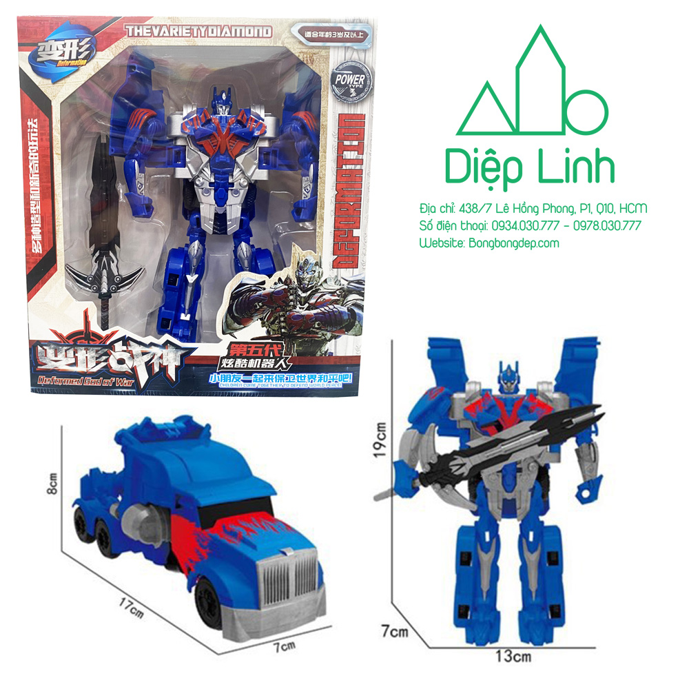 Robot biến hình Transformers 4 in1 lắp ráp bằng tay siêu ngầu - Nhiều mẫu