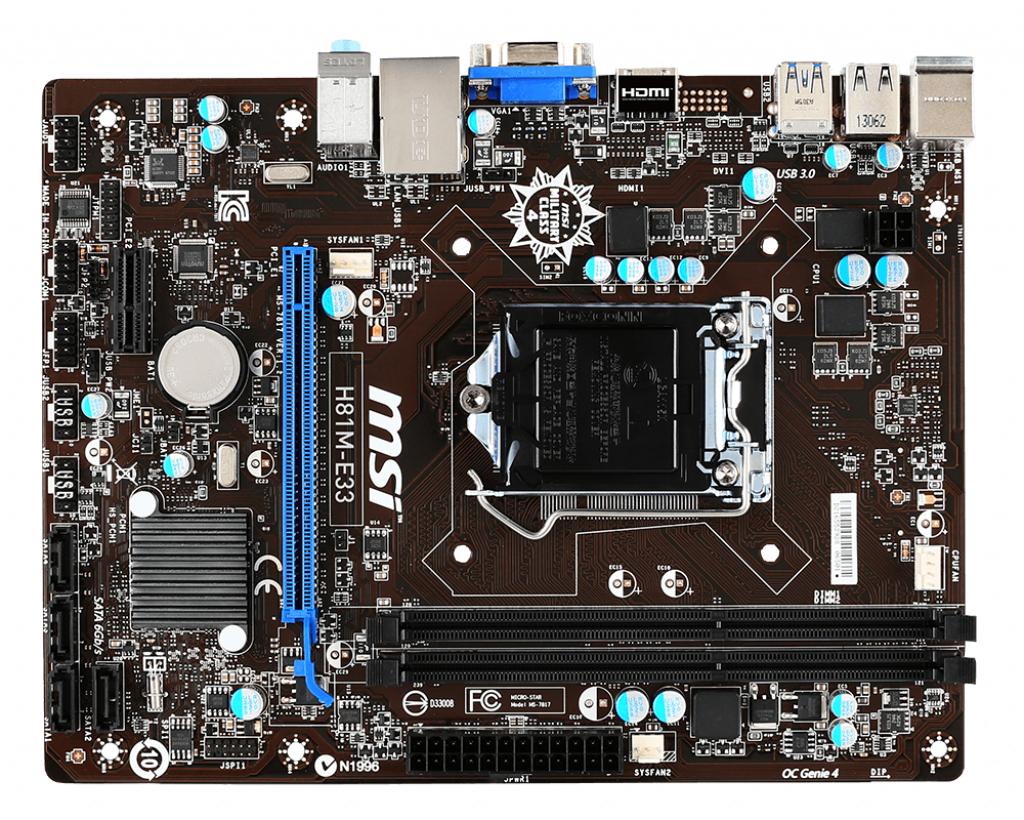 Main MSI H81M-E33