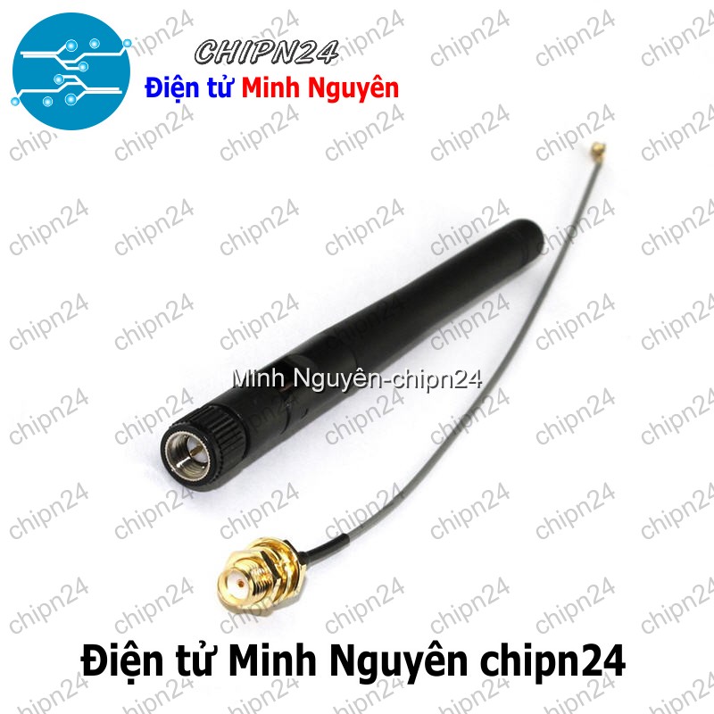 [1 cái] (Q57) Anten 2.4G Wifi IPEX SMA (dùng cho NRF24L01 CC2500) - HH003268