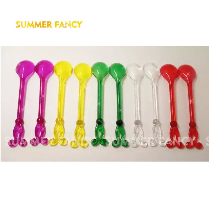 10 Muỗng Nhựa Kem Nhỏ - Plastic Spoon