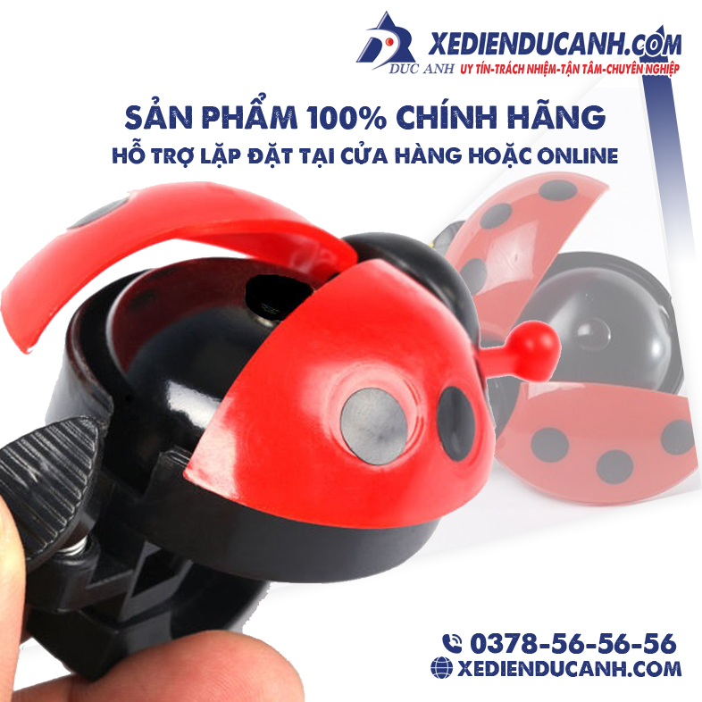 [HÀNG CÓ SẴN - CHUÔNG XE ĐẠP] Chuông xe đạp hình bọ cánh cứng