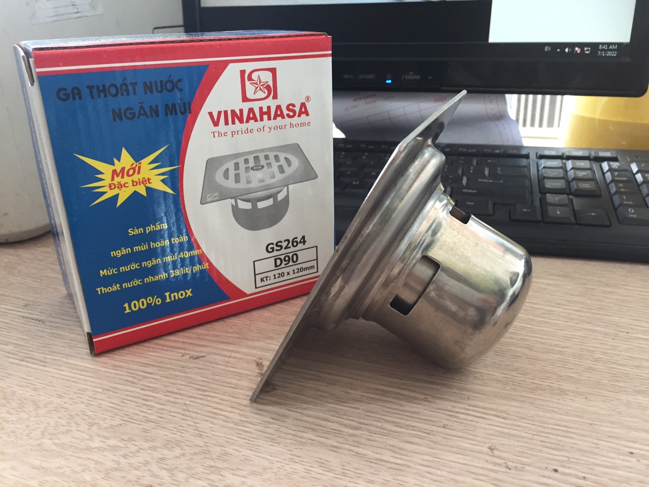 GA THOÁT NƯỚC NGĂN MÙI/THOÁT SÀN 100% INOX