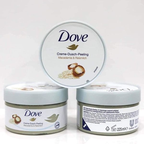 Kem tẩy da chết Dove Dusch Peeling, hàng Đức.