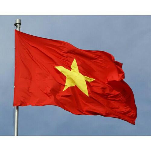 Cờ tổ quốc treo nhà Phi Bóng - 70x100cm
