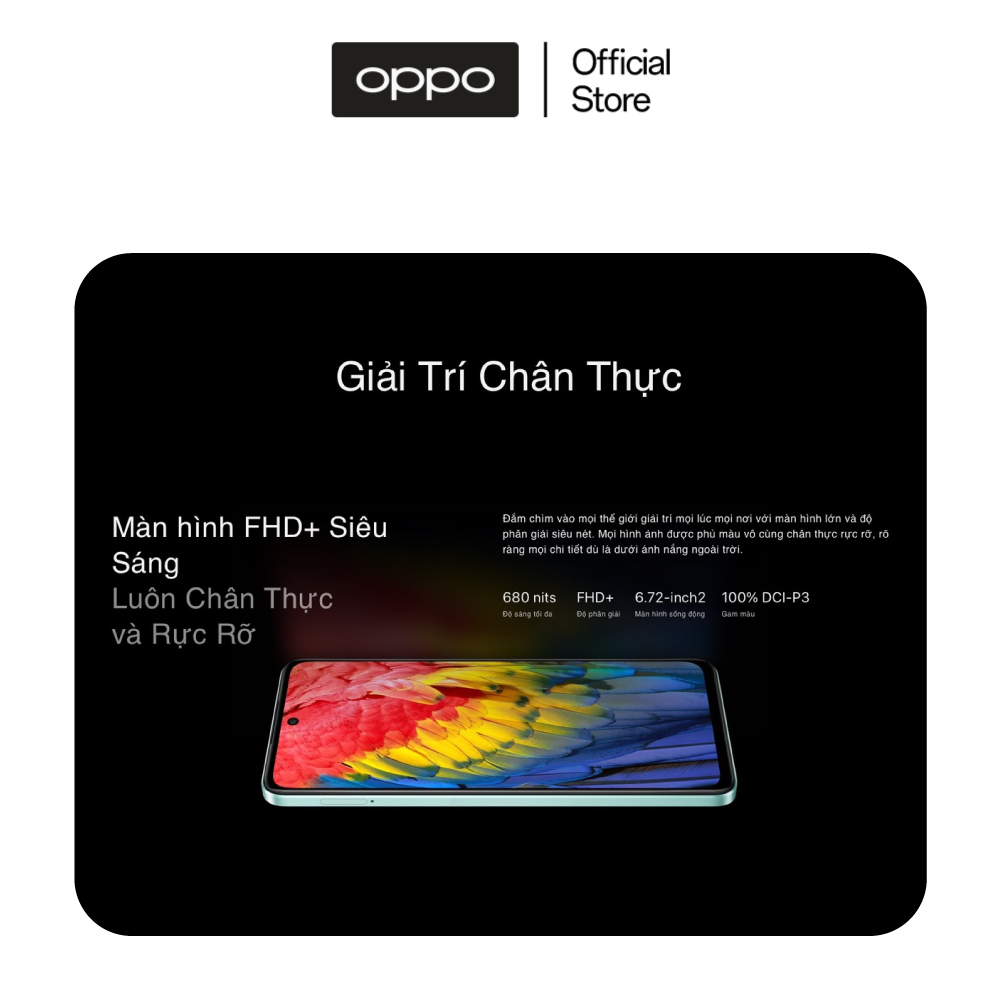 Điện Thoại OPPO A58 (6GB/128GB) - Hàng Chính Hãng