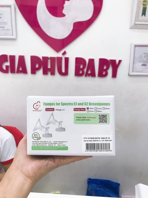 Phễu cho máy hút sữa spectra hiệu Nenesupply ( Phễu Liền Spectra )