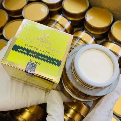 [SIÊU PHẨM] Kem face collagen x3 Chuyên trắng mịn căng bóng da, tạm biệt khuôn mặt nhợt nhạt mỗi sáng, nói không với hàng tá loại phấn phủ, kem nền (tặng mạt nạ dưỡng da cao cấp khi mua 2sp)/lam