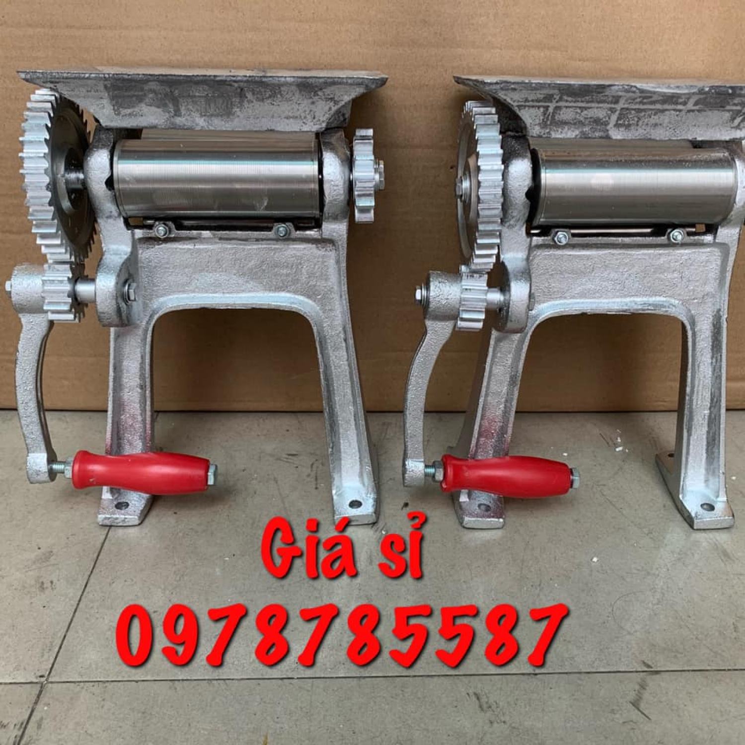[HCM]Máy cán khô mực bằng tay 10cm