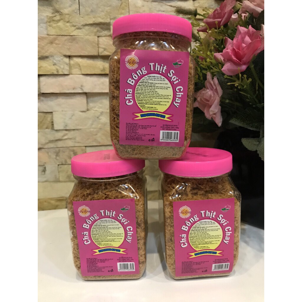 Chà bông sợi chay âu lạc hộp 100 gram
