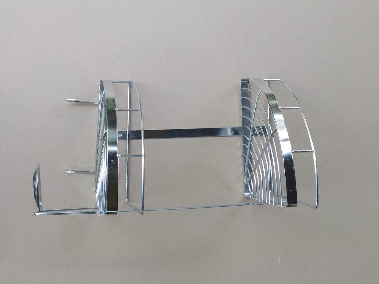 [HCM]Kệ góc có gá để xà bông INOX 304 (25x25cm)