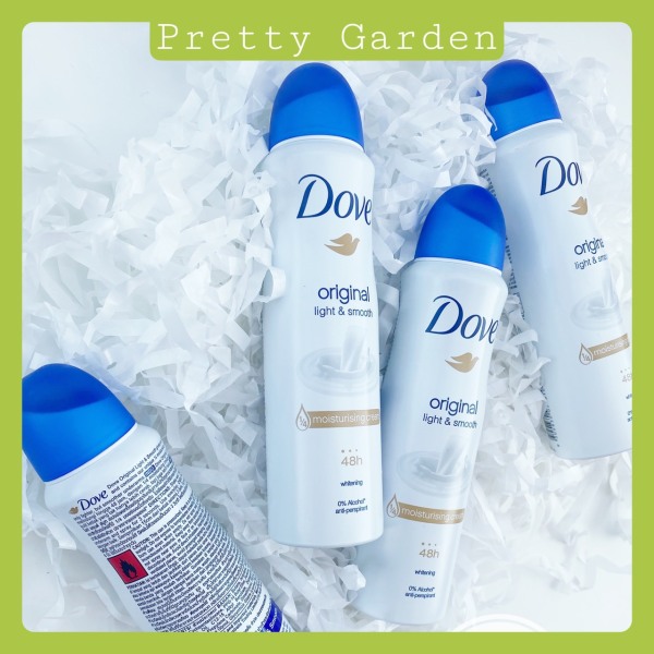 Xịt khử mùi Dove Original Nourished & Smooth Hương dịu nhẹ Dưỡng da Sáng mịn 150ml