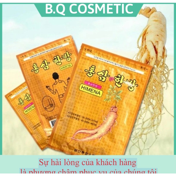 Cao Dán Hồng Sâm HIMENA Hàn Quốc, Túi 20 miếng