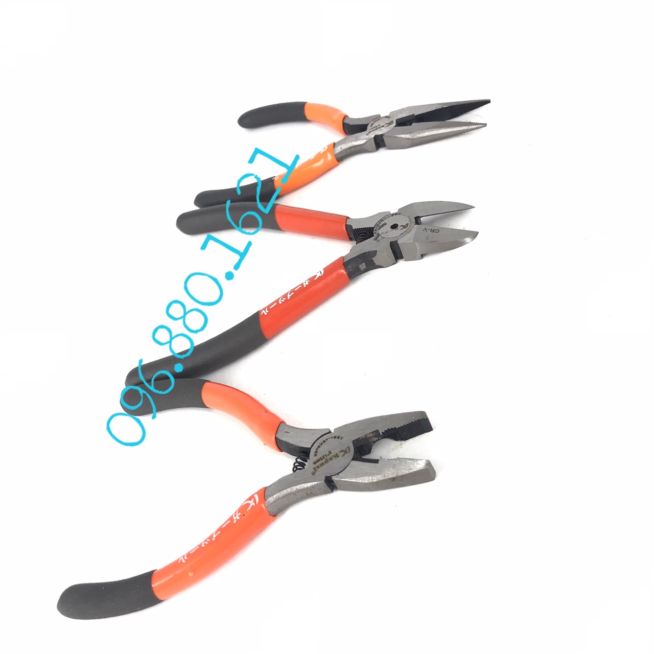 Bộ 3 kềm gia dụng cắt+nhọn+nghiên 5in kapusi _ chuyên sỉ lẻ đồ nghề