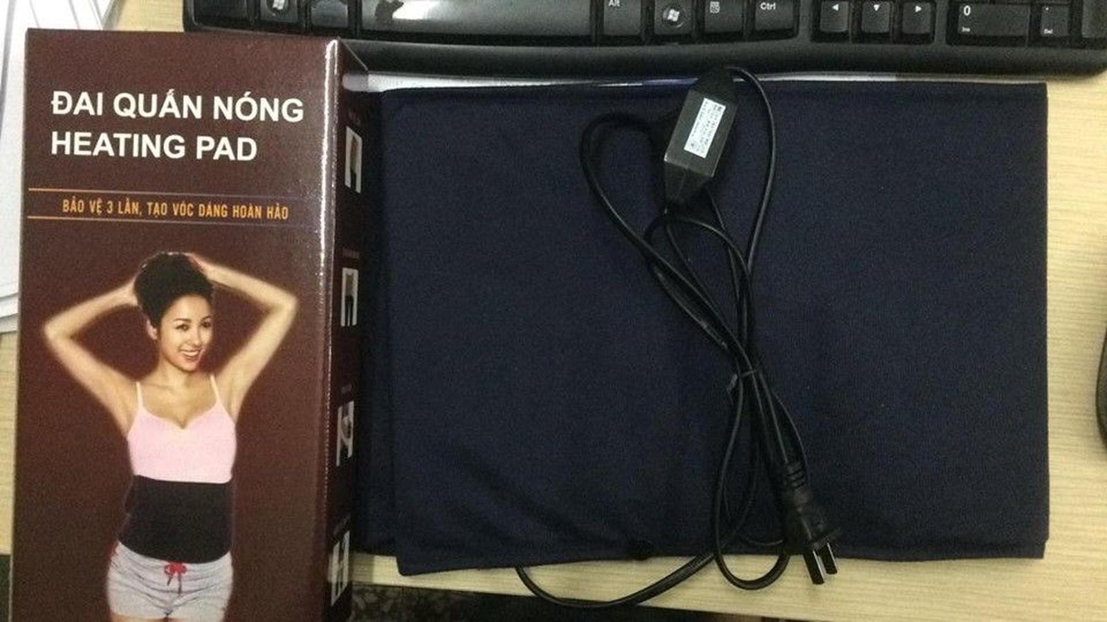 Đai quấn nóng Heating Pad Giảm Mở Bụng Hiệu Quả