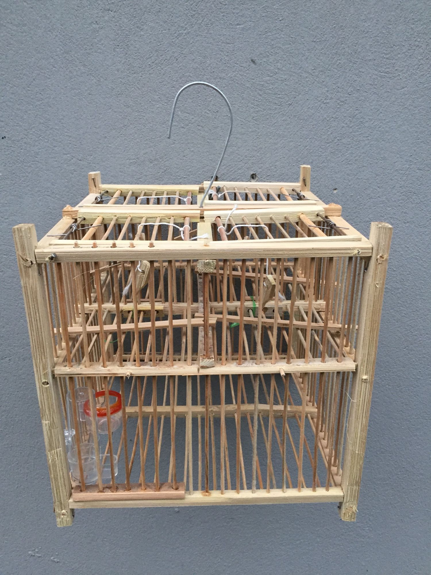 Lồng bẫy chim 5 ngăn 4 cửa sập