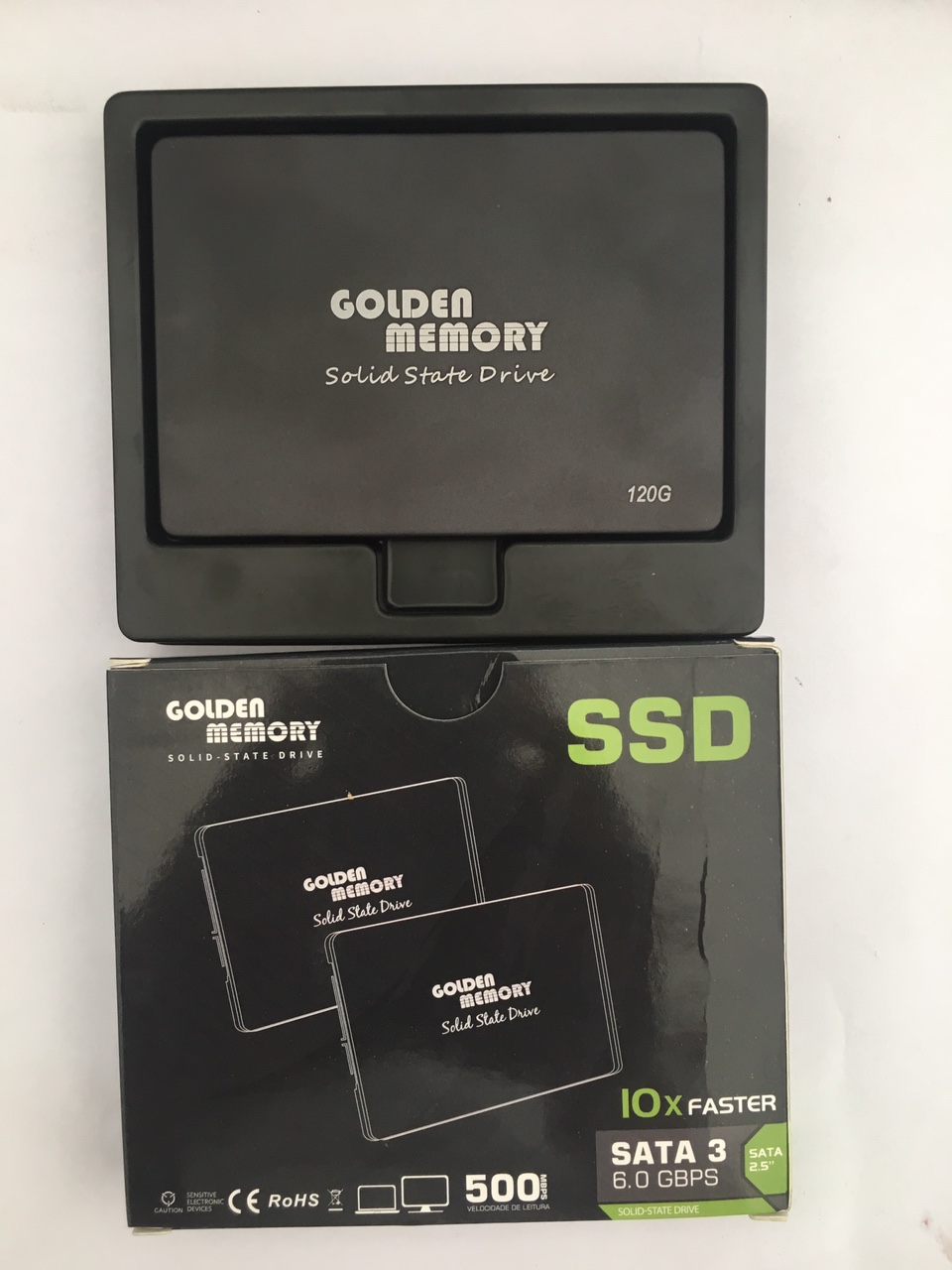 Ổ cứng SSD 120G Golden Memory vỏ nhôm