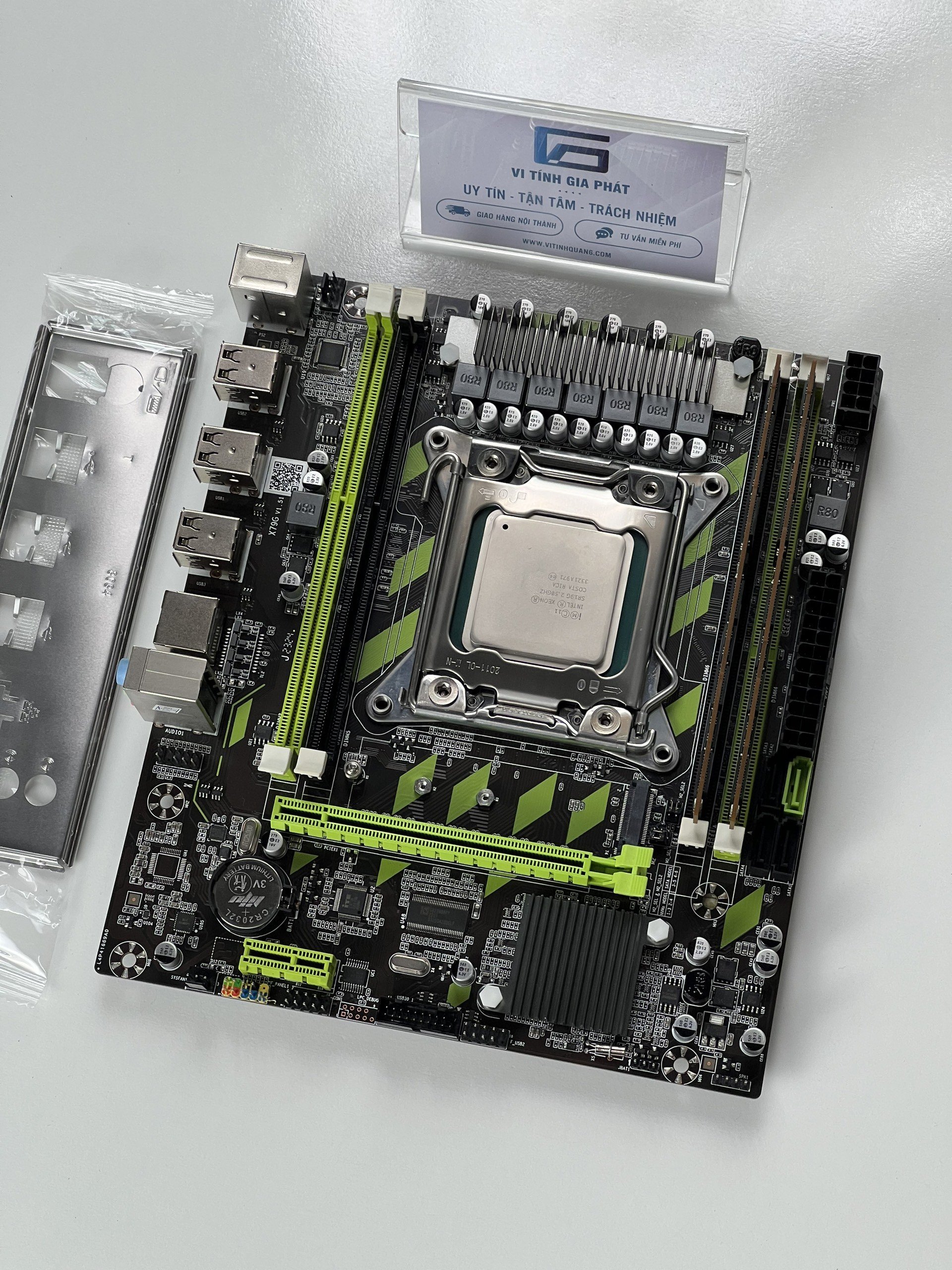 Combo Mainboard X79 + CPU E5 2680 V2 xịn xò chạy Nox làm đồ họa chạy đa nhiệm Bảo Hành 12T