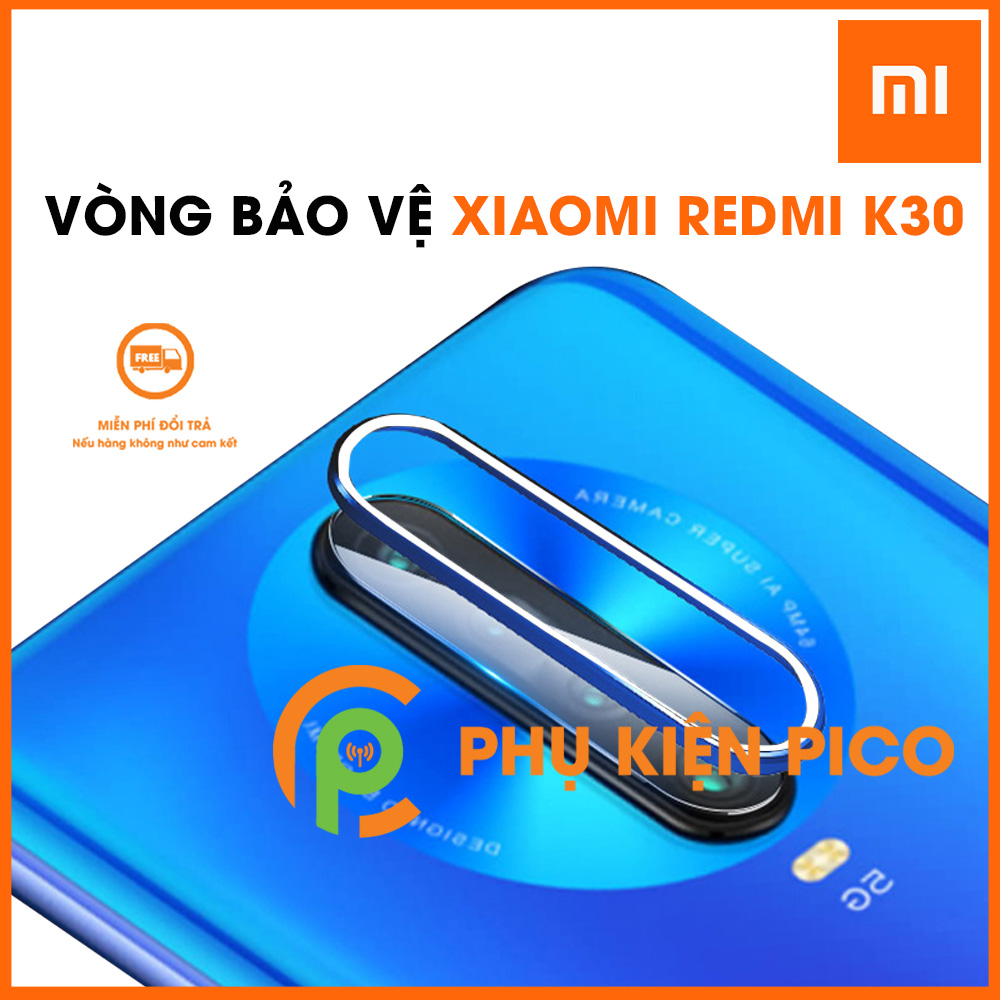 Vòng bảo vệ camera Redmi K30 - Ốp viền camera Xiaomi Redmi K30 chống xước bảo vệ camera màu xanh
