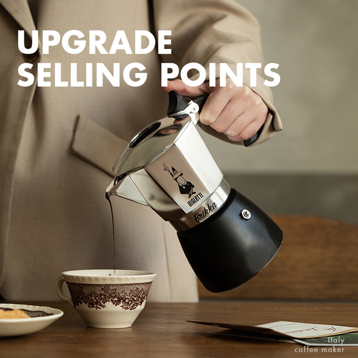Ấm Bialetti Brikka Phiên Bản 2020 - Ấm pha cà phê espresso