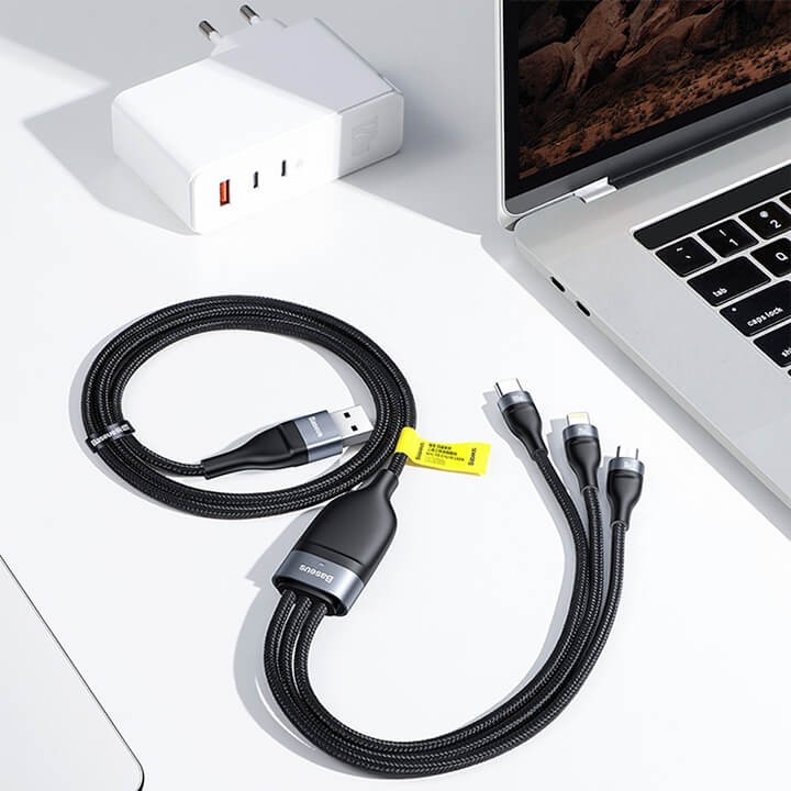Cáp Sạc & Truyền Dữ Liệu Siêu Nhanh Baseus 100W & 60W Dây Type-C to Type-C Sạc Nhanh PD / QC3.0 Chính Hãng Phân Phối
