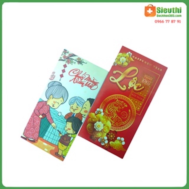 Bao lì xì Tết May Mắn Tài Lộc
