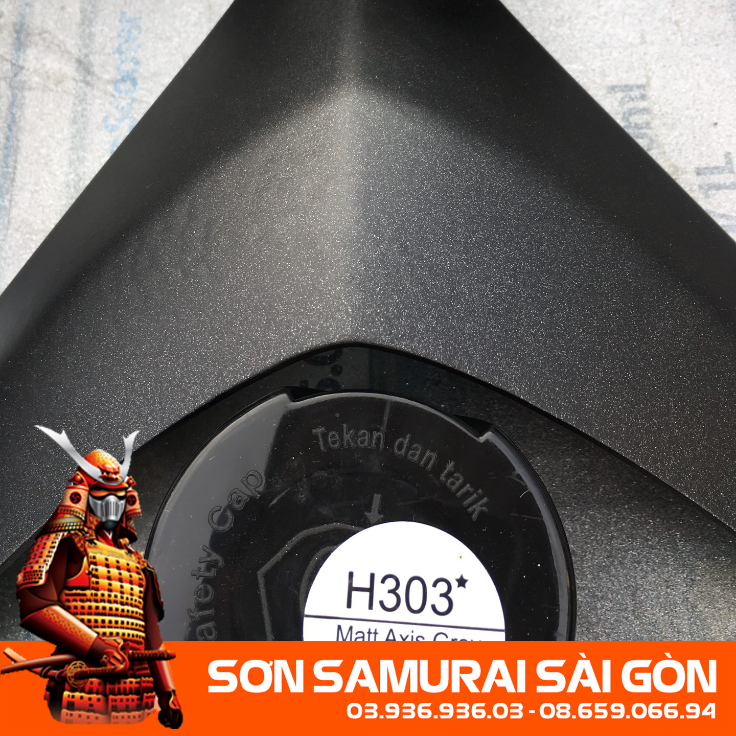 Sơn samurai h303* màu xám mờ chính hãng - sơn phun xe máy kurobushi/ samurai sài gòn