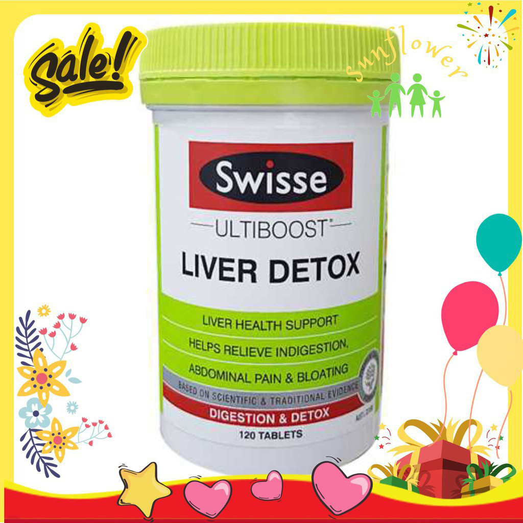 Thải độc gan Swisse Liver Detox bổ gan giải độc gan và tăng cường chức